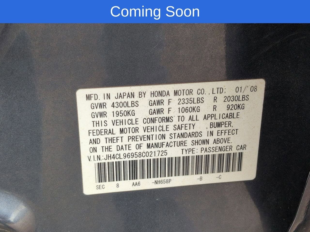 Thumbnail: 2008 Acura TSX - 34