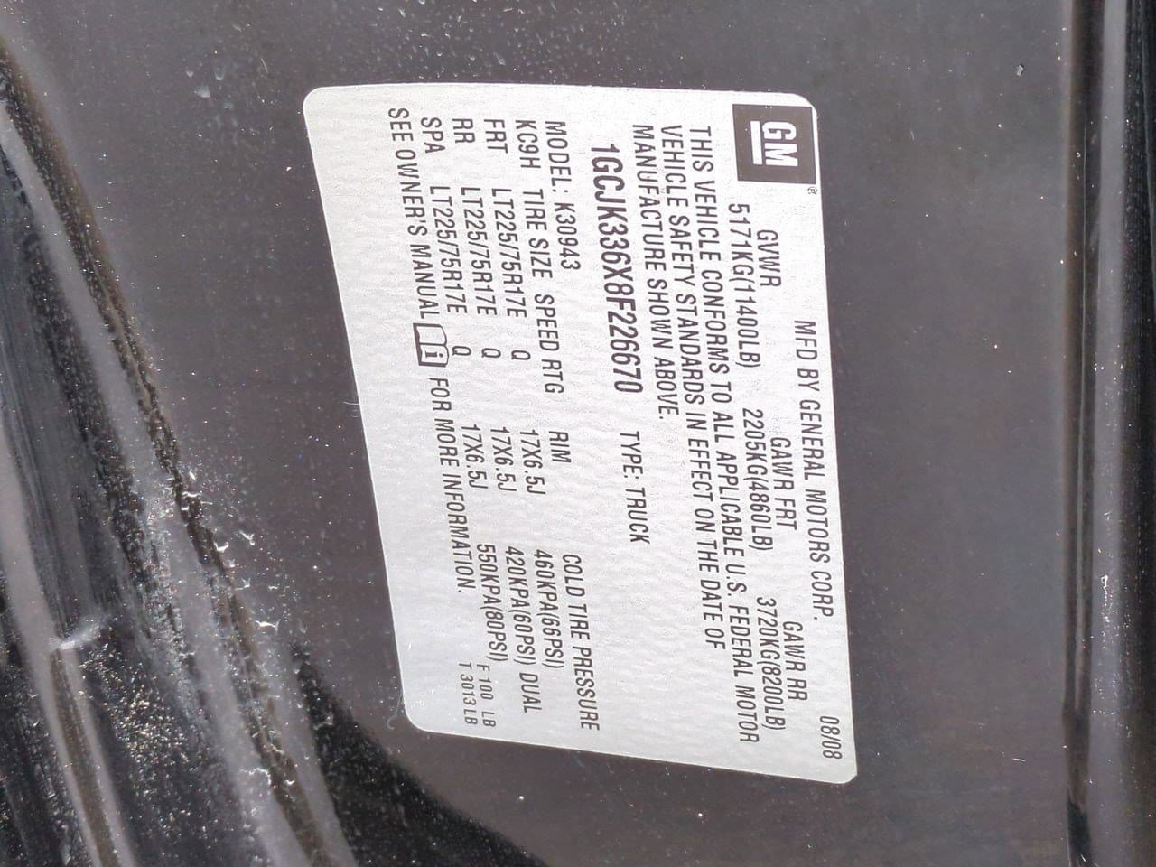 Thumbnail: 2008 Chevrolet Silverado 3500 - 36