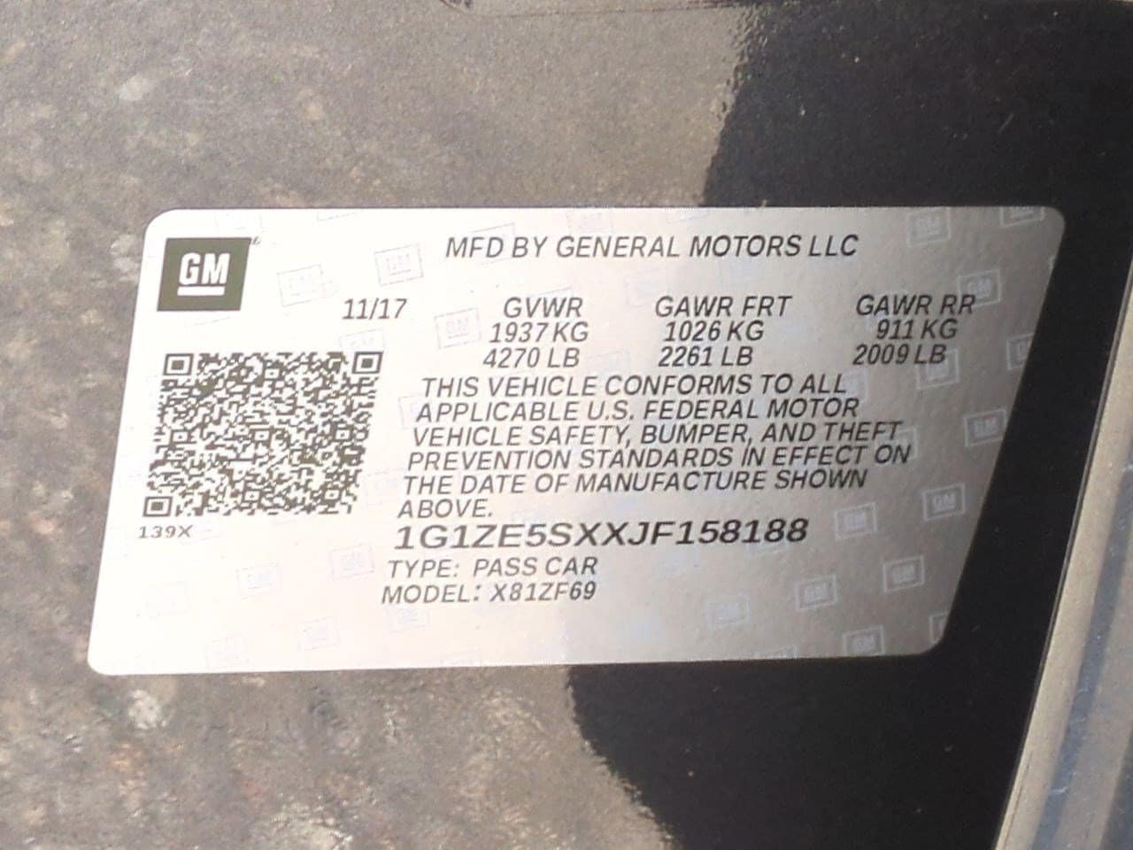 Thumbnail: 2018 Chevrolet Malibu - 37