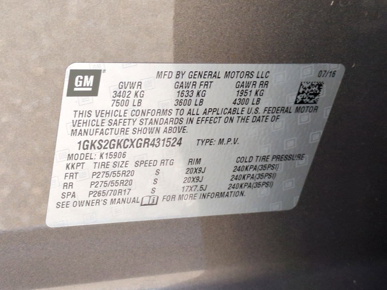 Thumbnail: 2016 GMC Yukon XL - 37