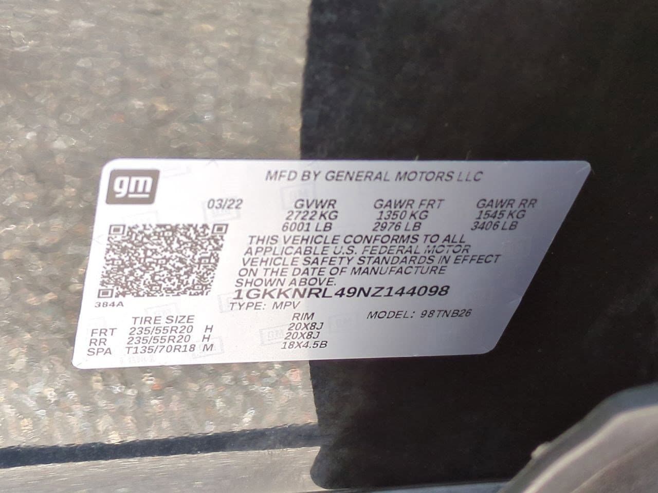 Thumbnail: 2022 GMC Acadia - 32