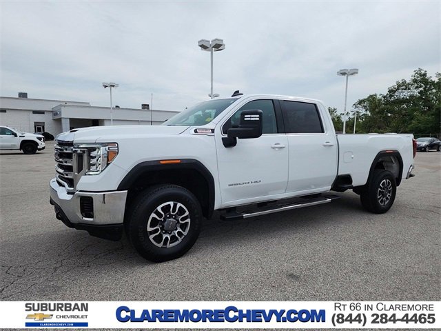 Used 2023 GMC Sierra 3500HD SLE with VIN 1GT49TEY2PF212185 for sale in Claremore, OK