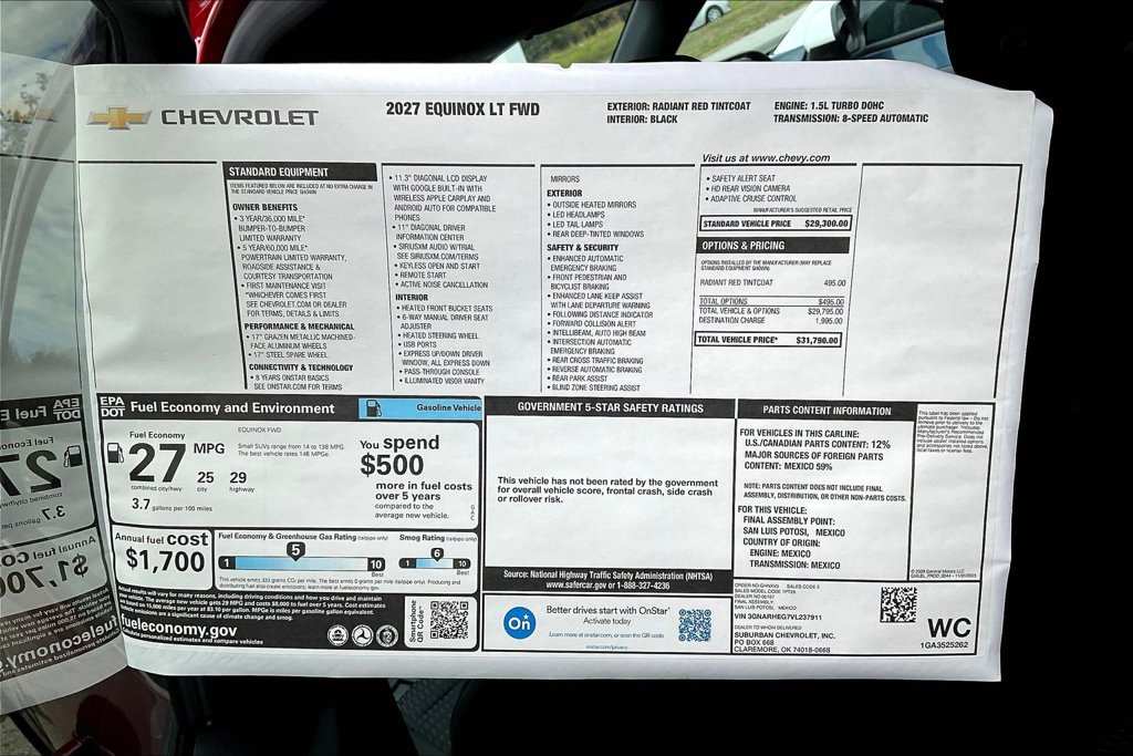 2027 Chevrolet Equinox LT - Photo 17