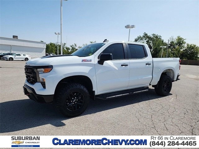 Used 2022 Chevrolet Silverado 1500 Custom Trail Boss with VIN 3GCPDCEK6NG590173 for sale in Claremore, OK