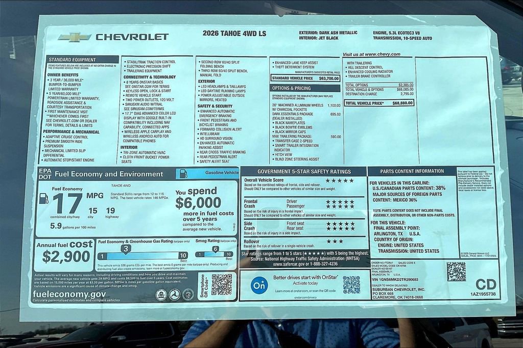 2026 Chevrolet Tahoe LS - Photo 14