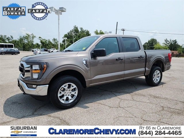 Used 2023 Ford F-150 XLT with VIN 1FTFW1E87PFA83916 for sale in Claremore, OK