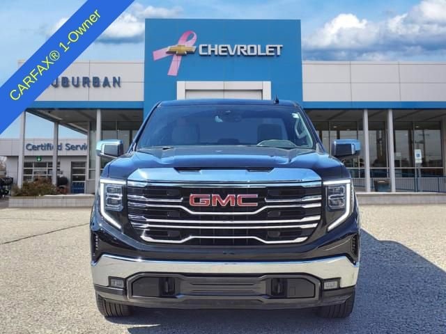 Used 2024 GMC Sierra 1500 SLT with VIN 1GTUUDEDXRZ148996 for sale in Ann Arbor, MI