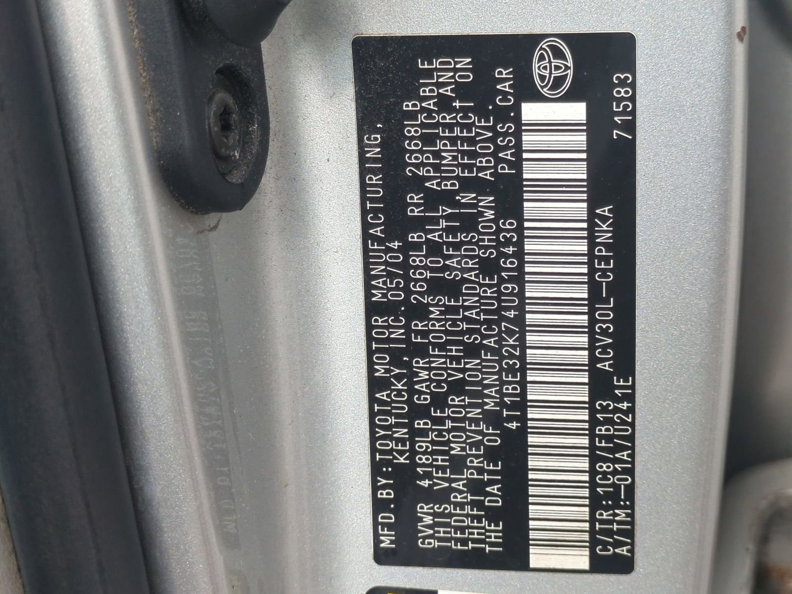 Thumbnail: 2004 Toyota Camry - 31