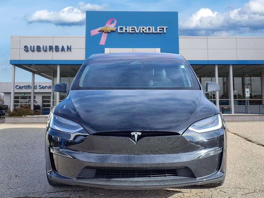 Used 2022 Tesla Model X Plaid with VIN 7SAXCBE66NF355748 for sale in Ann Arbor, MI