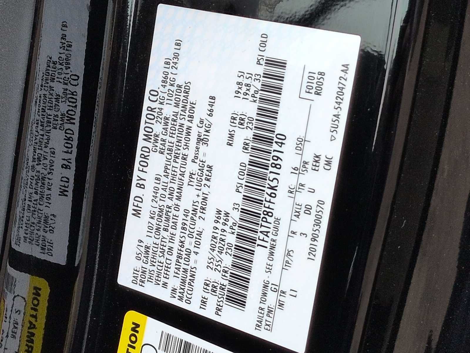 Thumbnail: 2019 Ford Mustang - 36