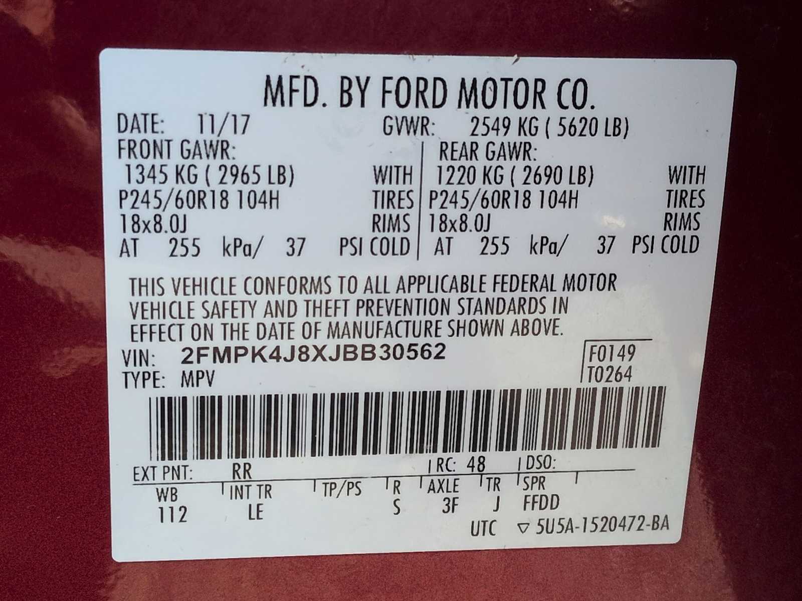 Thumbnail: 2018 Ford Edge - 38