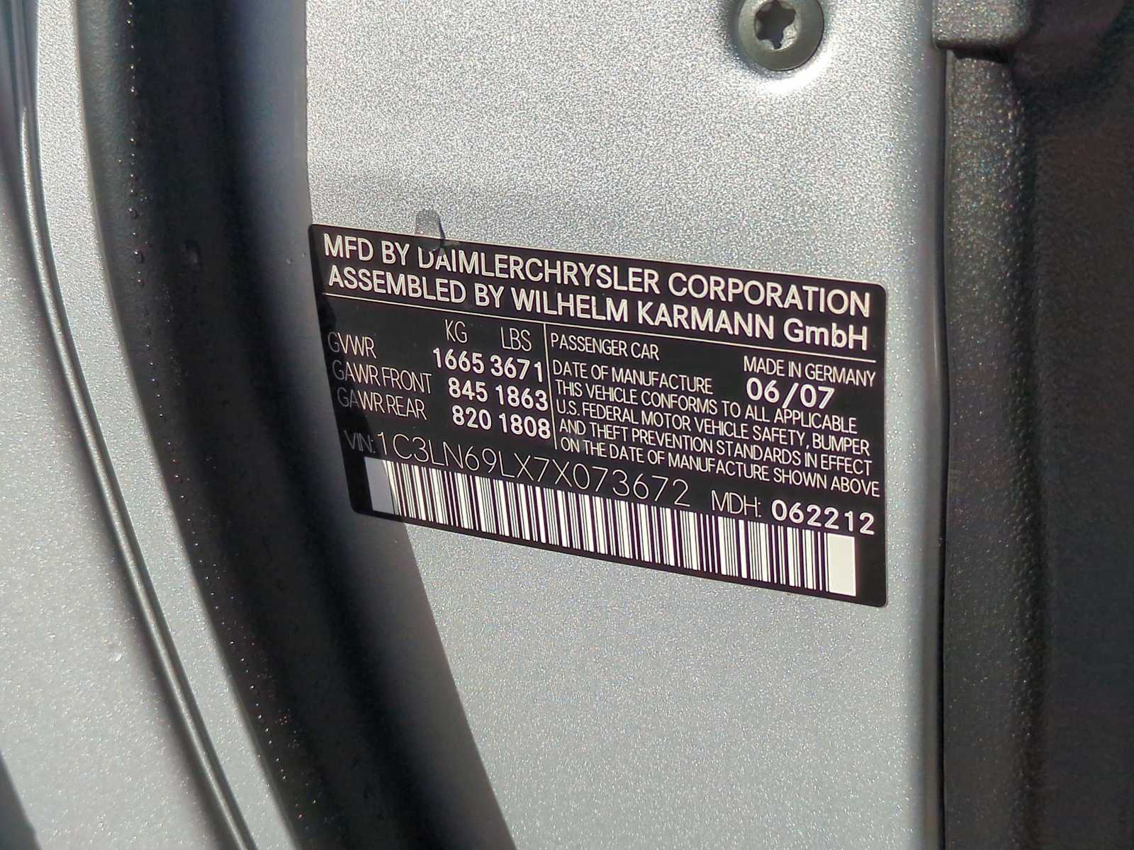 Thumbnail: 2007 Chrysler Crossfire - 30