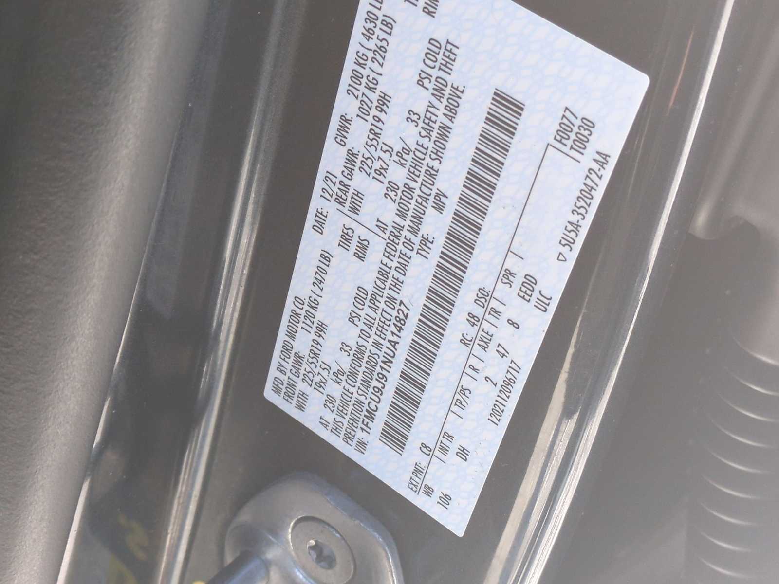 Thumbnail: 2022 Ford Escape - 47