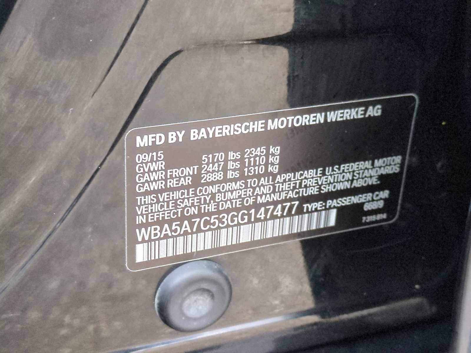 Thumbnail: 2016 BMW 5 Series - 37