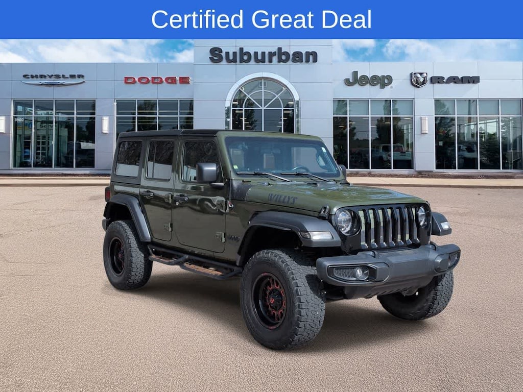 Certified 2021 Jeep Wrangler Unlimited Sport SUV