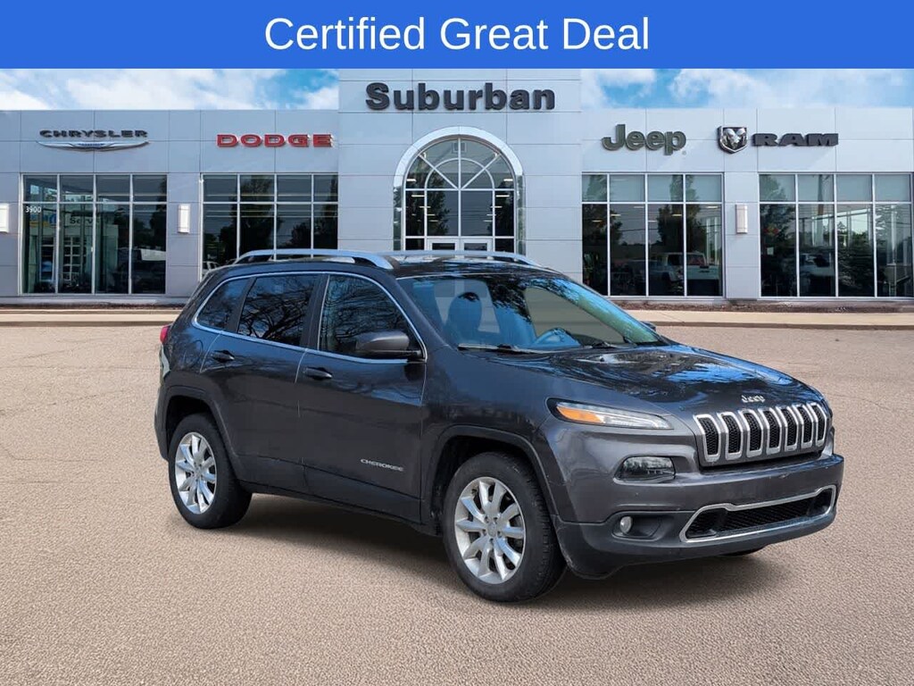 Used 2017 Jeep Cherokee Limited 4x4 SUV