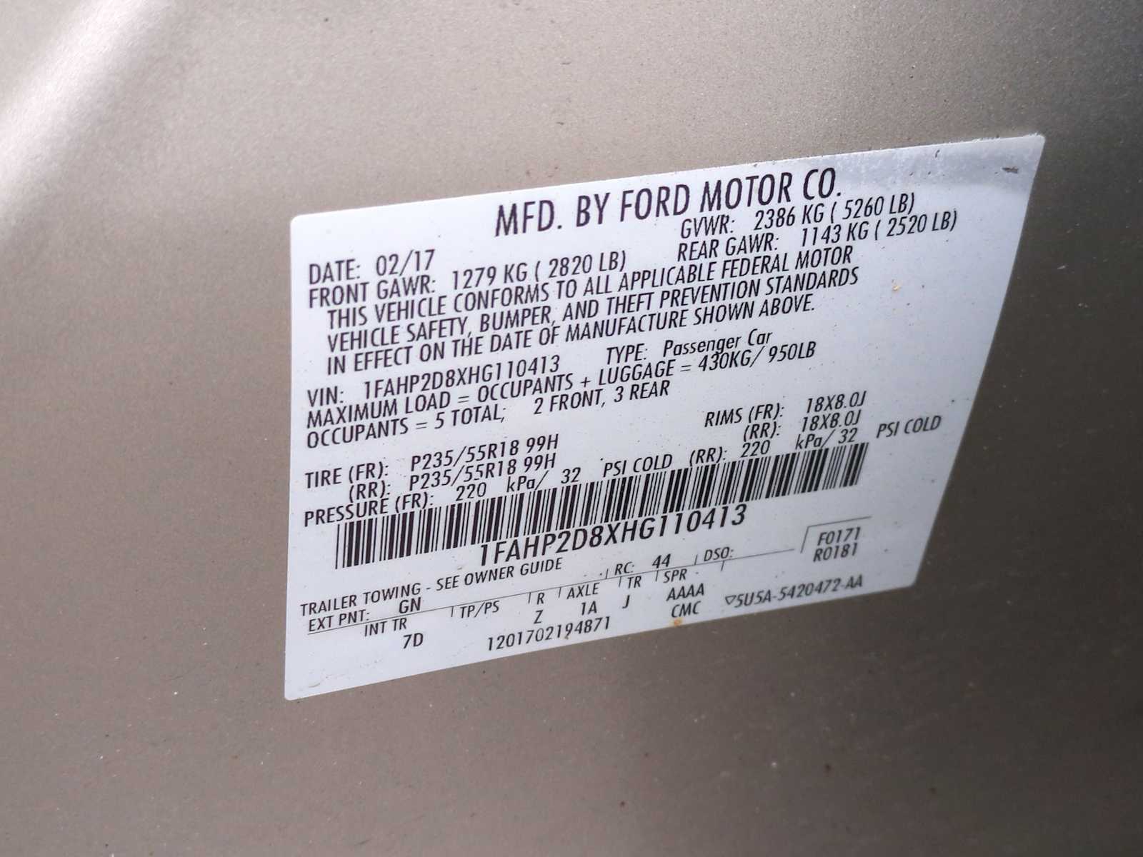 Thumbnail: 2017 Ford Taurus - 34