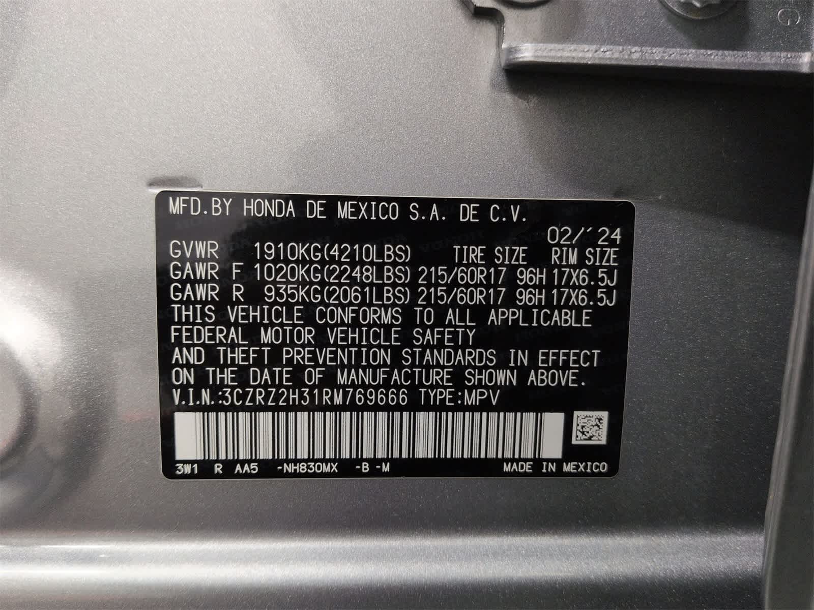 Thumbnail: 2024 Honda HR-V - 36