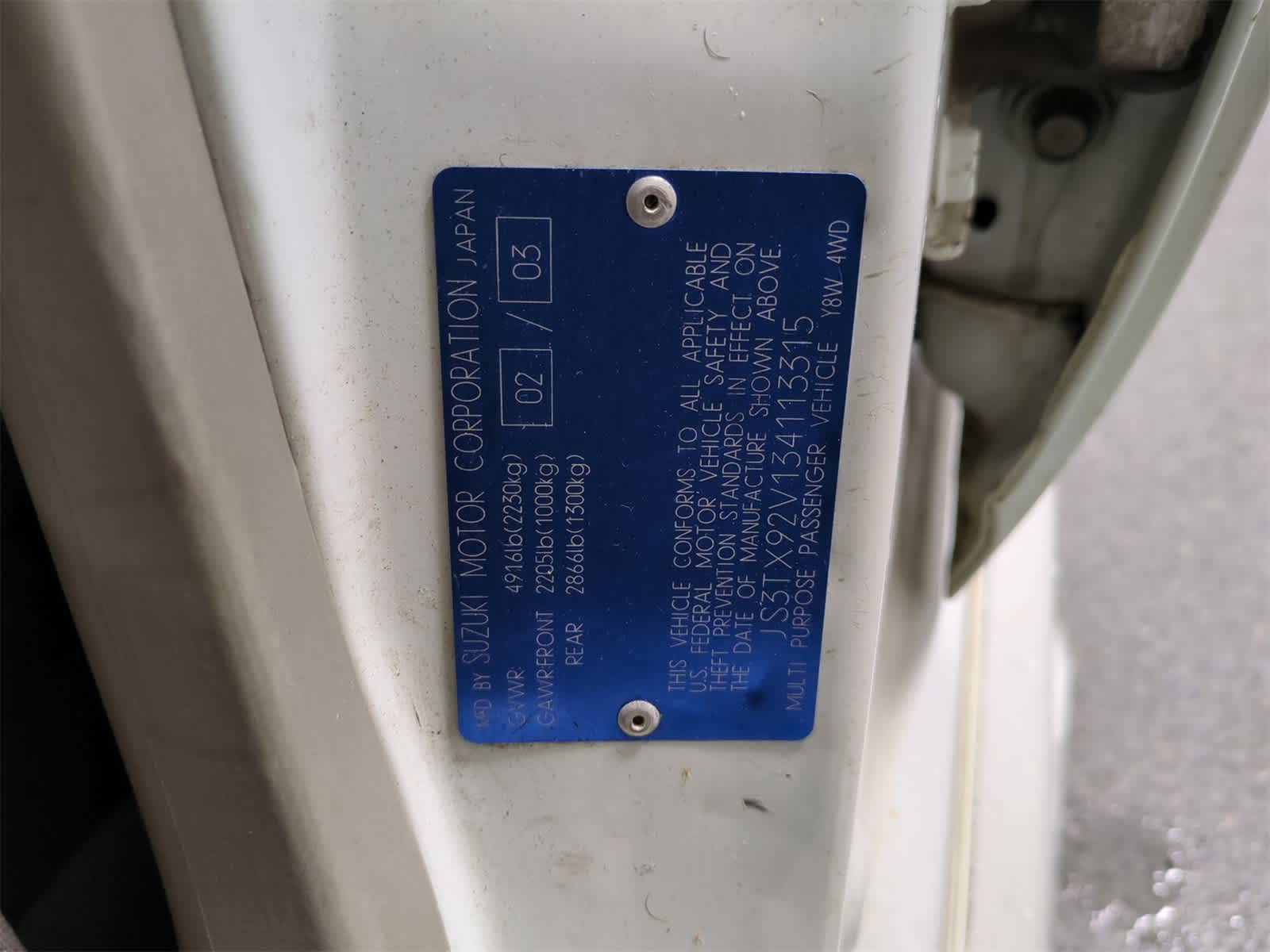 2003 Suzuki XL-7 Limited Edition 34