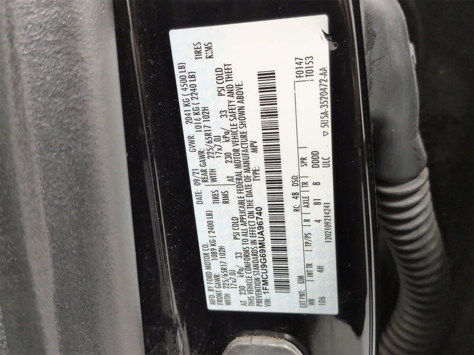 Thumbnail: 2021 Ford Escape - 36