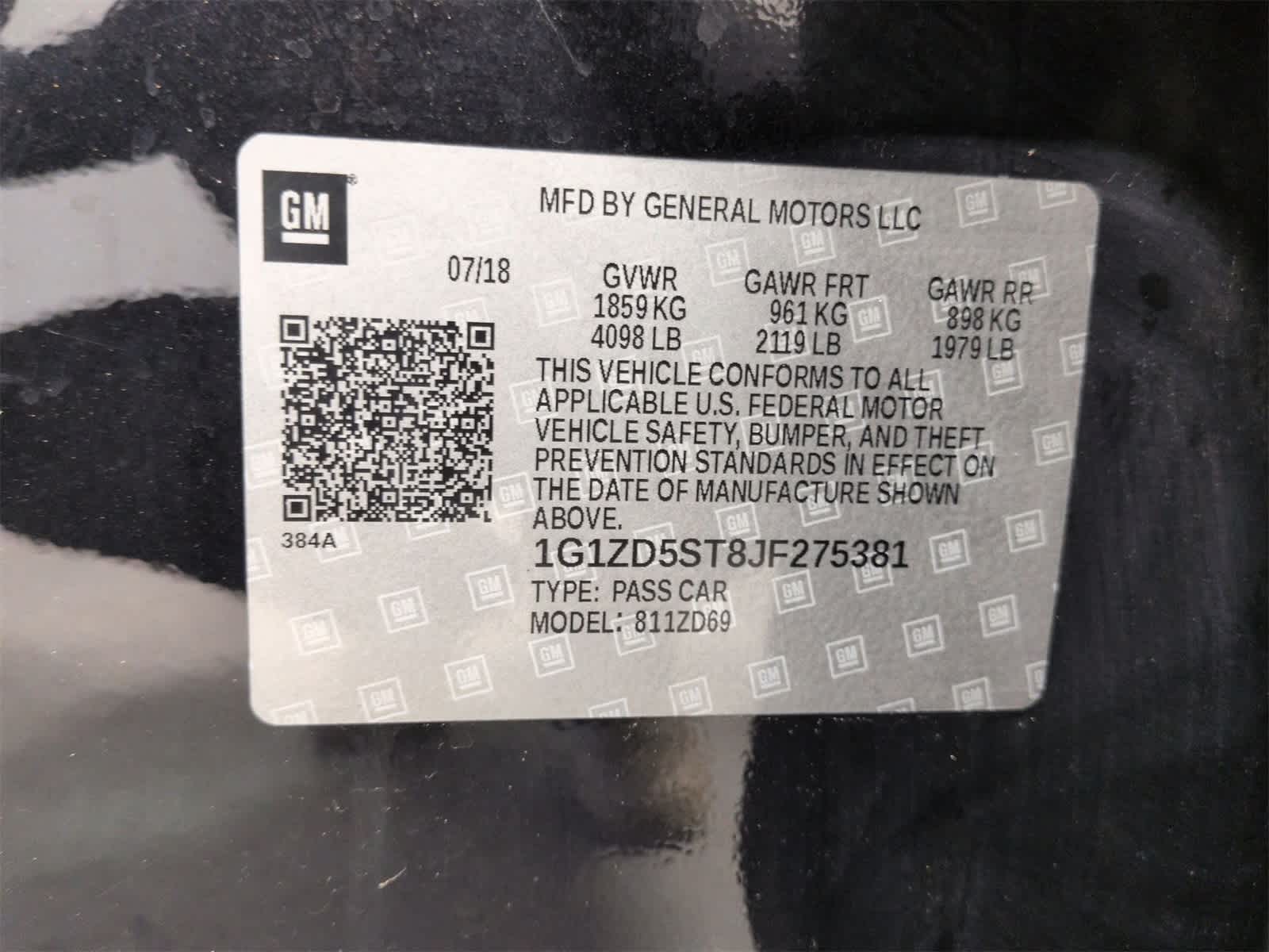 Thumbnail: 2018 Chevrolet Malibu - 35