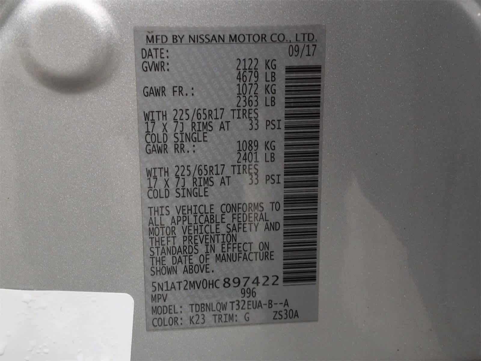 Thumbnail: 2017 Nissan Rogue - 36