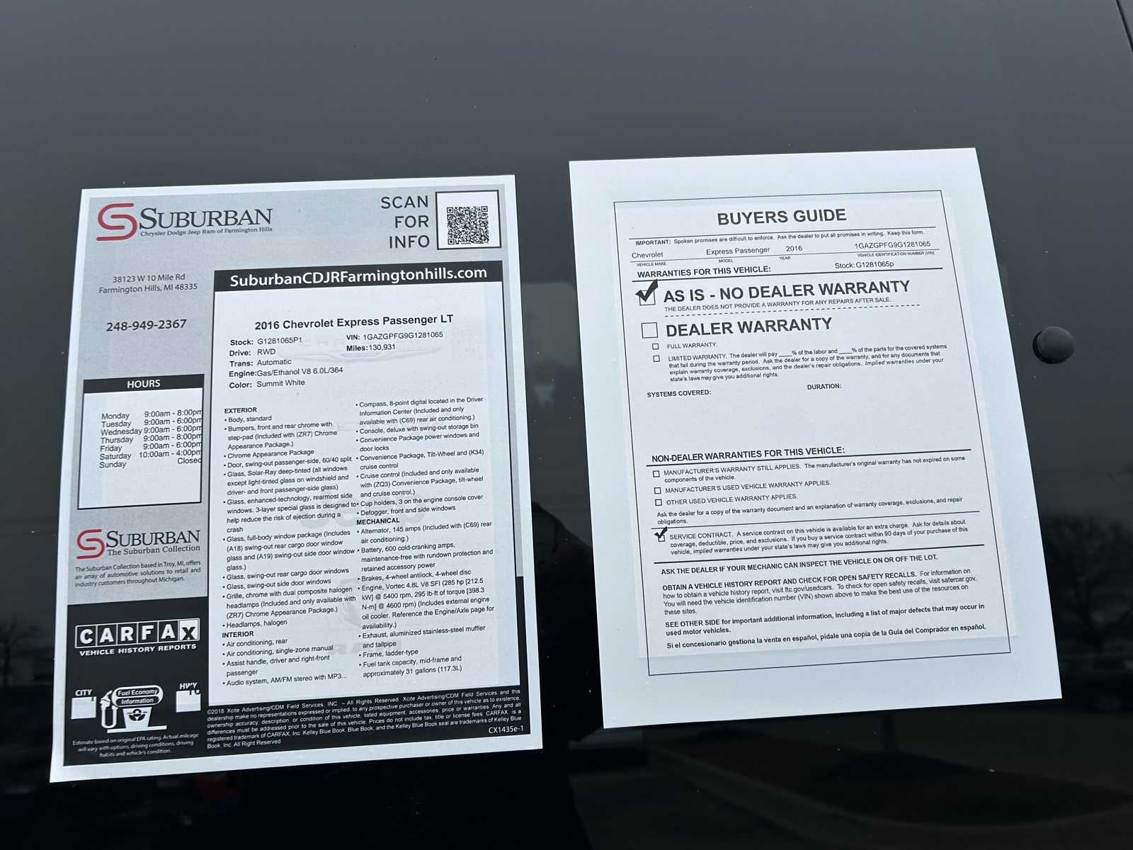 Thumbnail: 2016 Chevrolet Express - 26