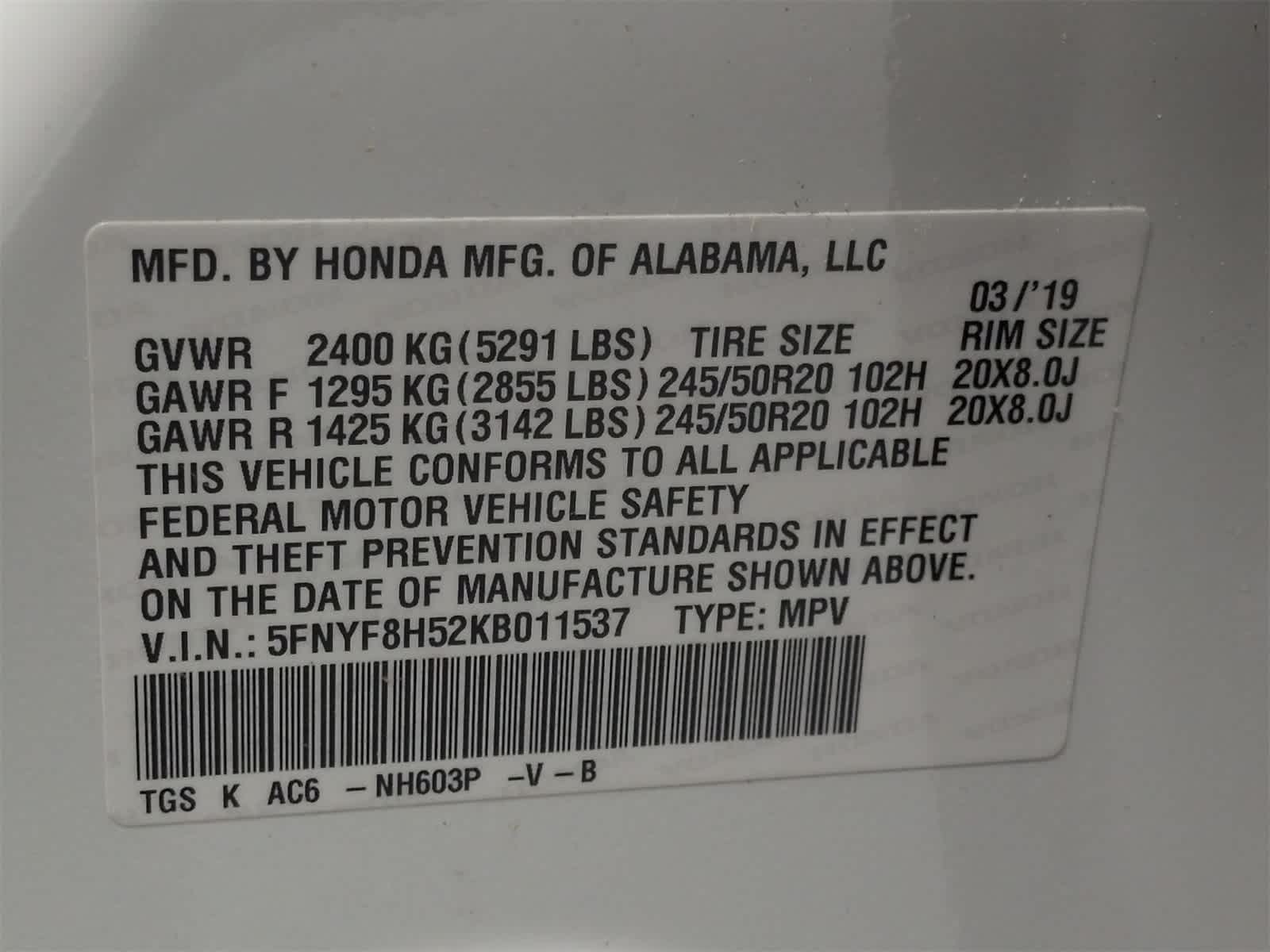 Thumbnail: 2019 Honda Passport - 38