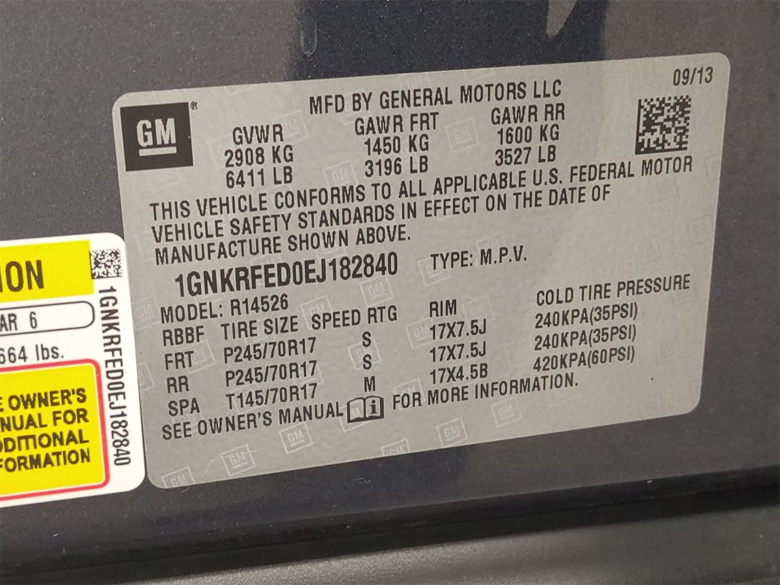 Thumbnail: 2014 Chevrolet Traverse - 32