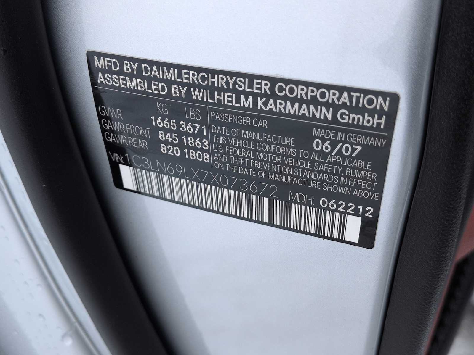 Thumbnail: 2007 Chrysler Crossfire - 29