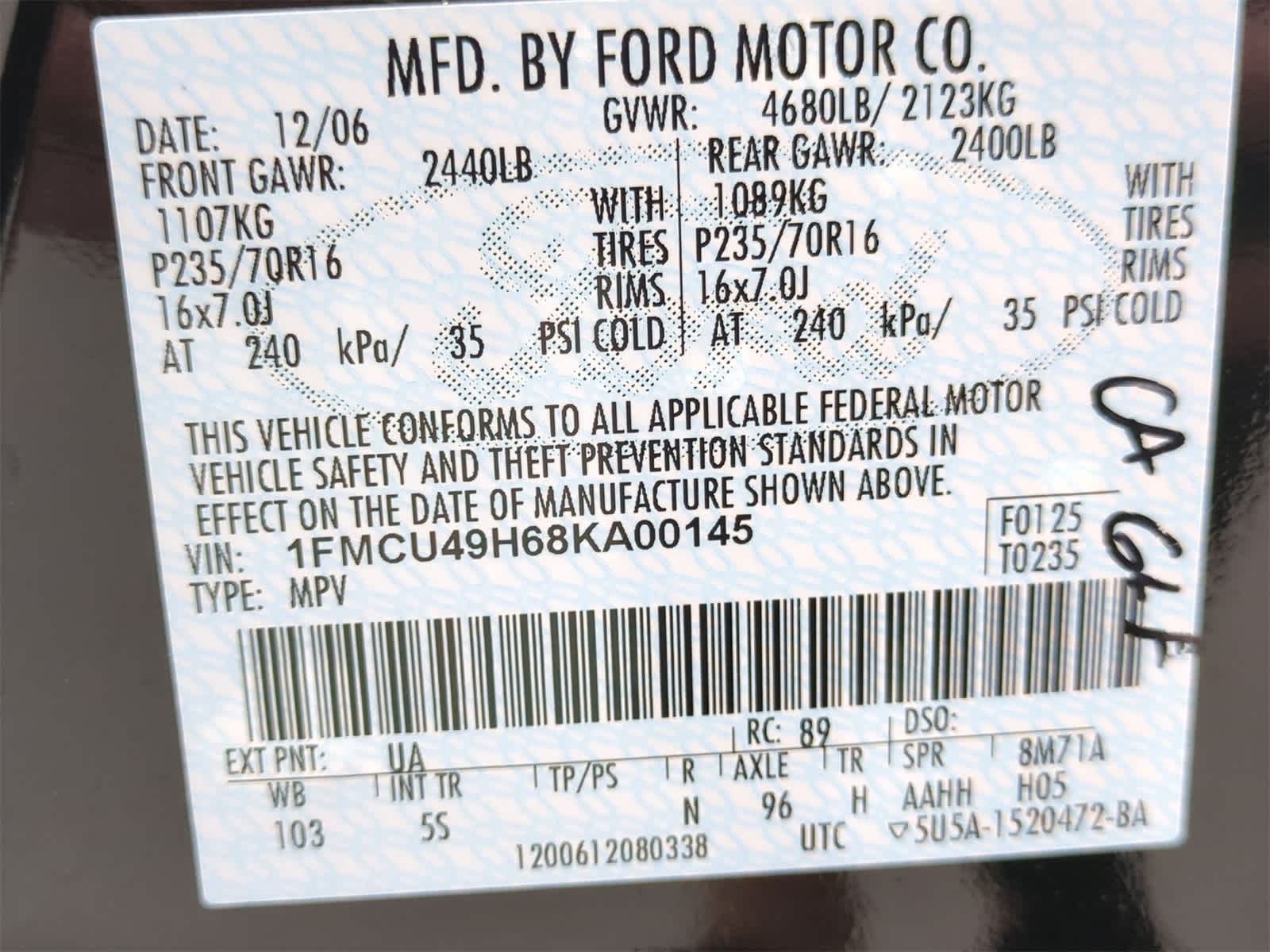 Thumbnail: 2008 Ford Escape - 32