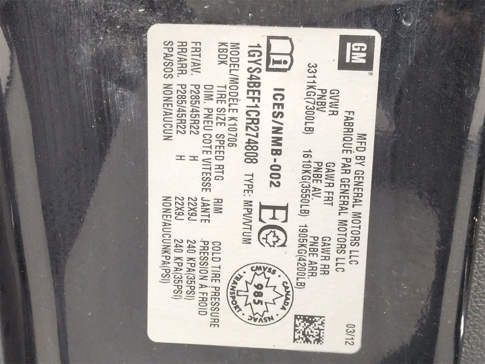 Thumbnail: 2012 Cadillac Escalade - 38