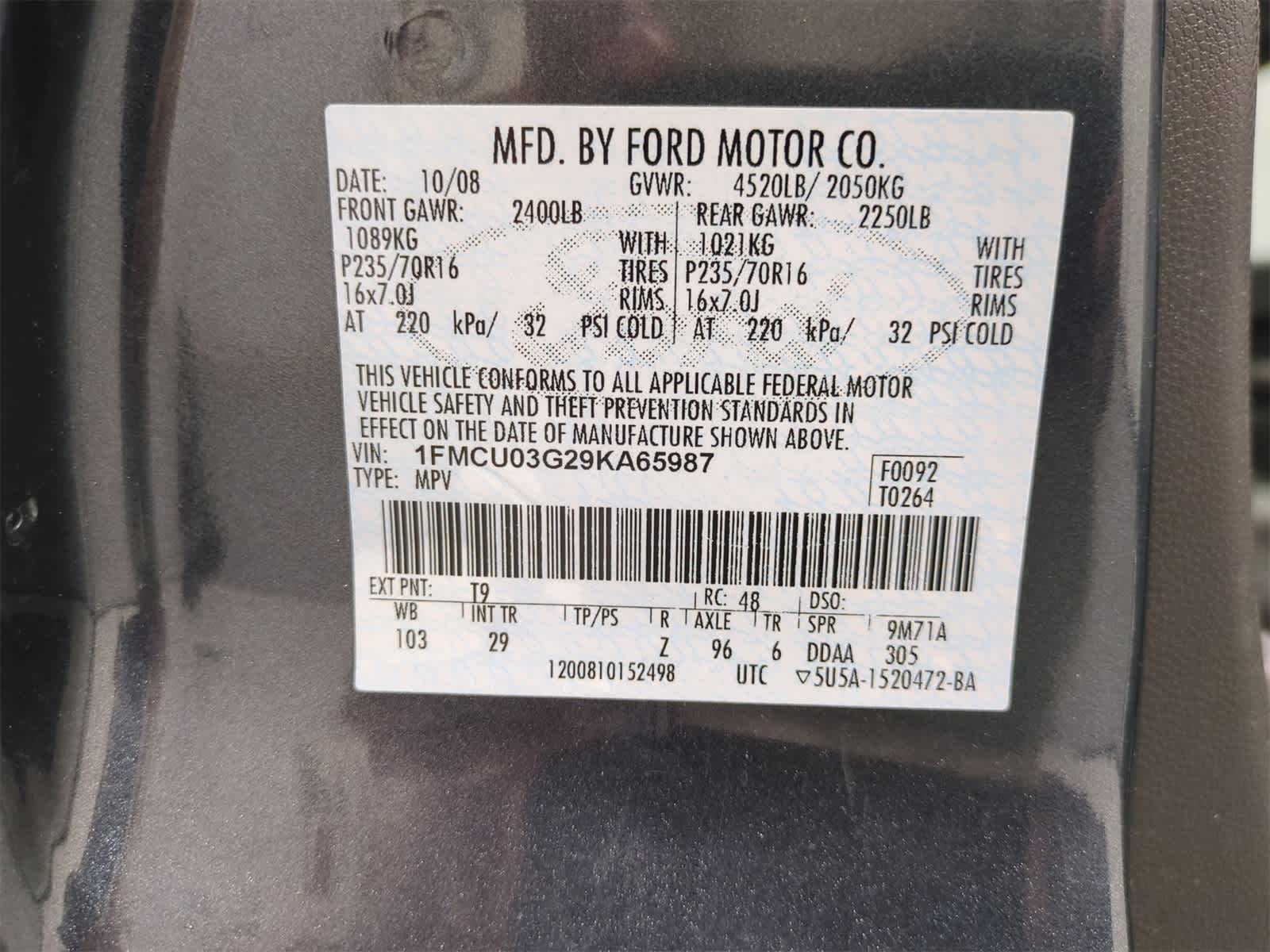 2009 Ford Escape XLT 33