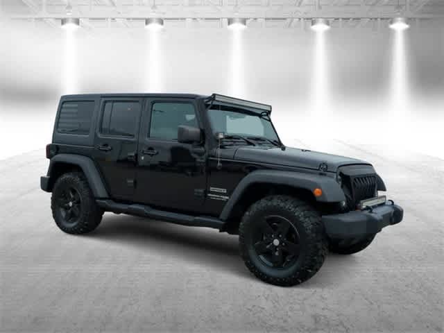 Certified 2018 Jeep Wrangler JK Unlimited Sport S with VIN 1C4BJWDG8JL911497 for sale in Garden City, MI