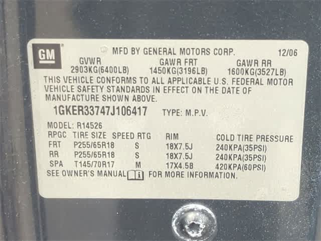 Thumbnail: 2007 GMC Acadia - 36