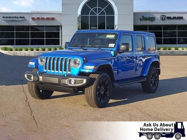 New 2023 Jeep Wrangler 4xe For Sale at The Suburban Collection | VIN:  1C4JJXP61PW525452