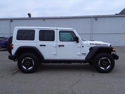 Certified Used 2020 Jeep Wrangler Unlimited Sport Utility Rubicon 4x4  Bright White Clearcoat For Sale | Medford OR Lithia Motors | B8356