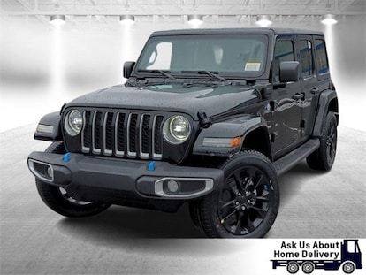 New 2023 Jeep Wrangler 4xe Sport Utility WRANGLER SAHARA 4xe Black For Sale  | Medford OR Lithia Motors | Stock: 230292
