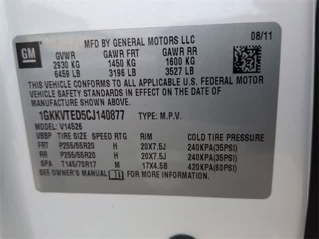 Thumbnail: 2012 GMC Acadia - 37