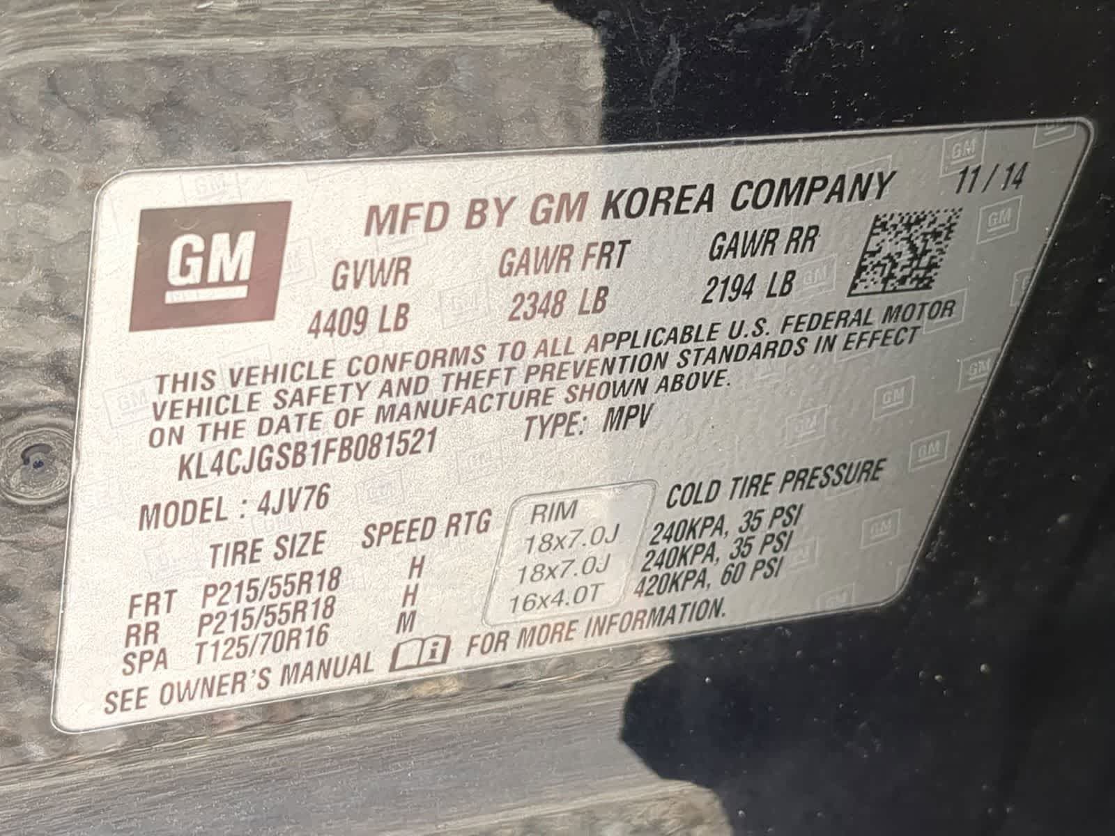 Thumbnail: 2015 Buick Encore - 33