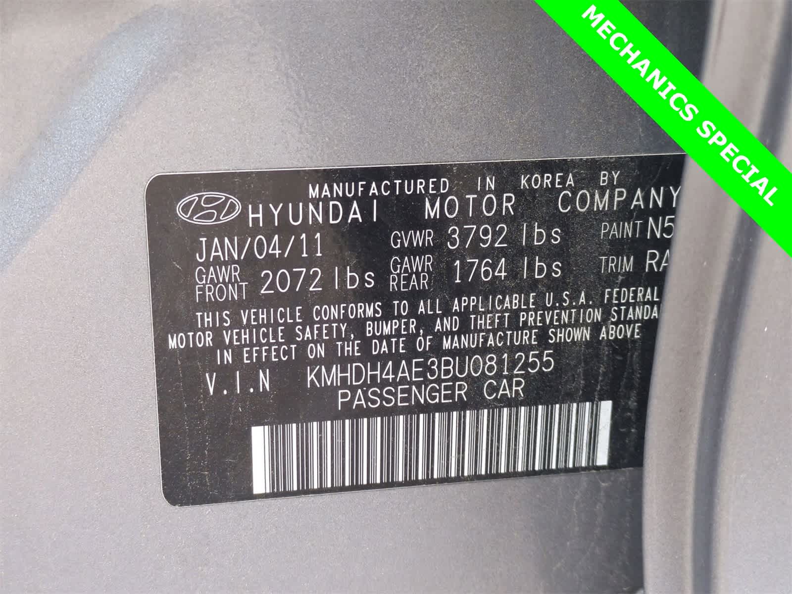 Thumbnail: 2011 Hyundai Elantra - 30