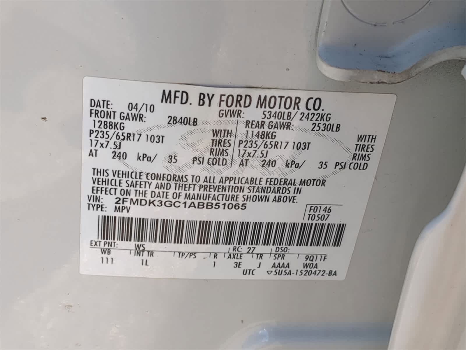 Thumbnail: 2010 Ford Edge - 37