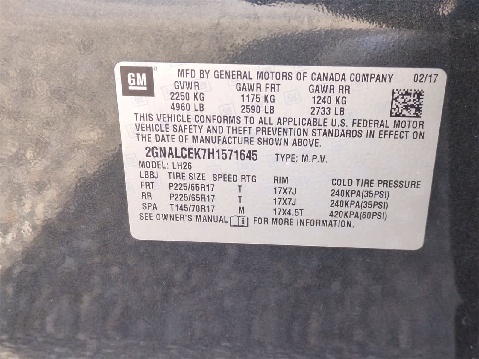 2017 Chevrolet Equinox LT 31