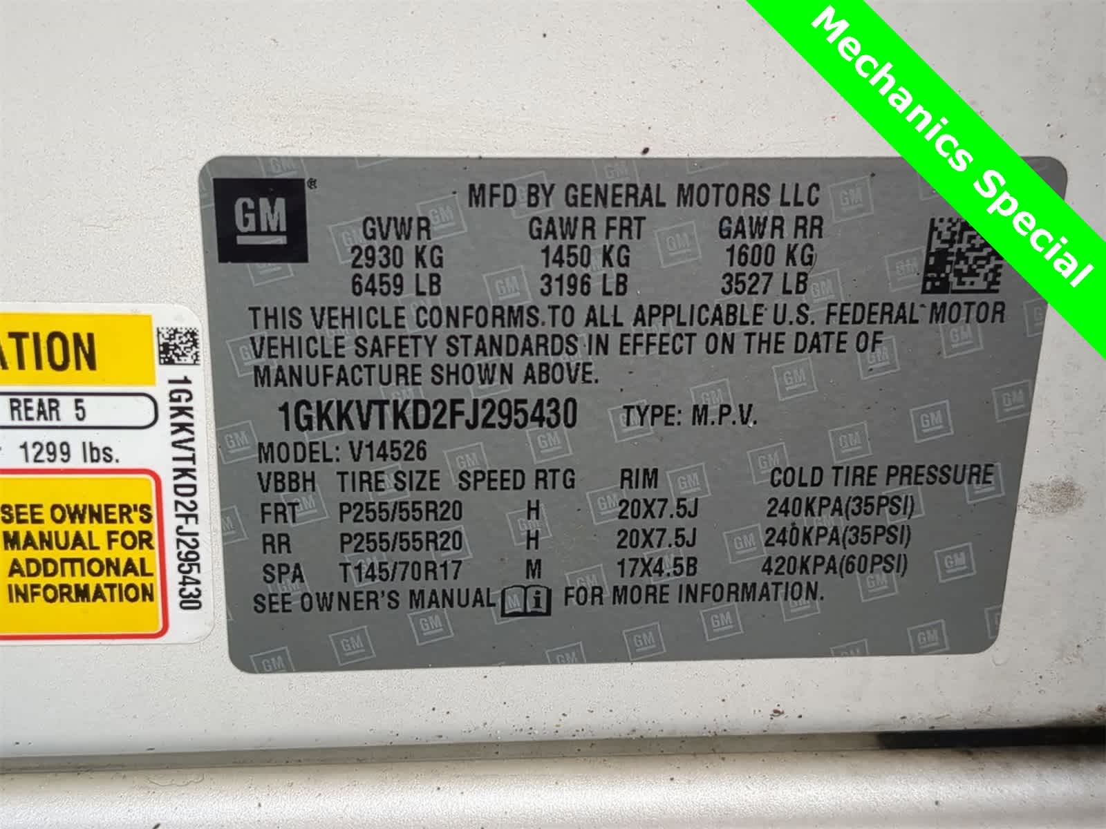 Thumbnail: 2015 GMC Acadia - 34