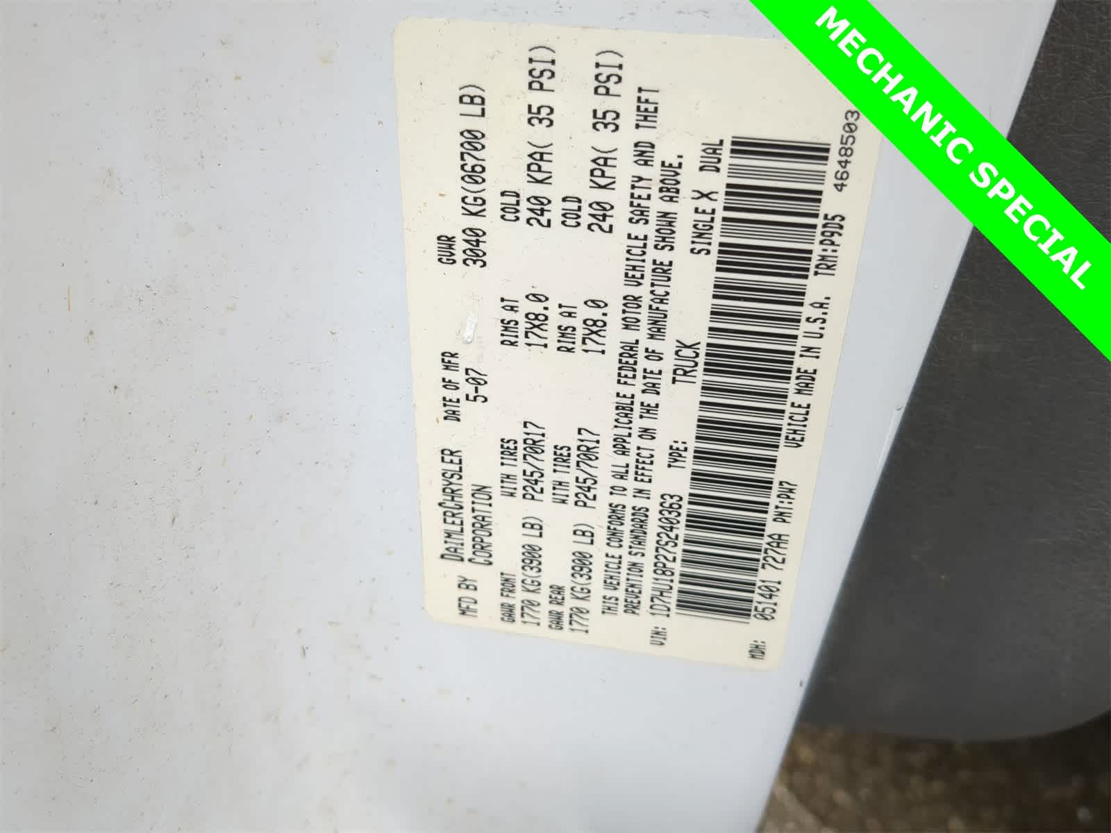 Thumbnail: 2007 Dodge Ram 1500 - 40