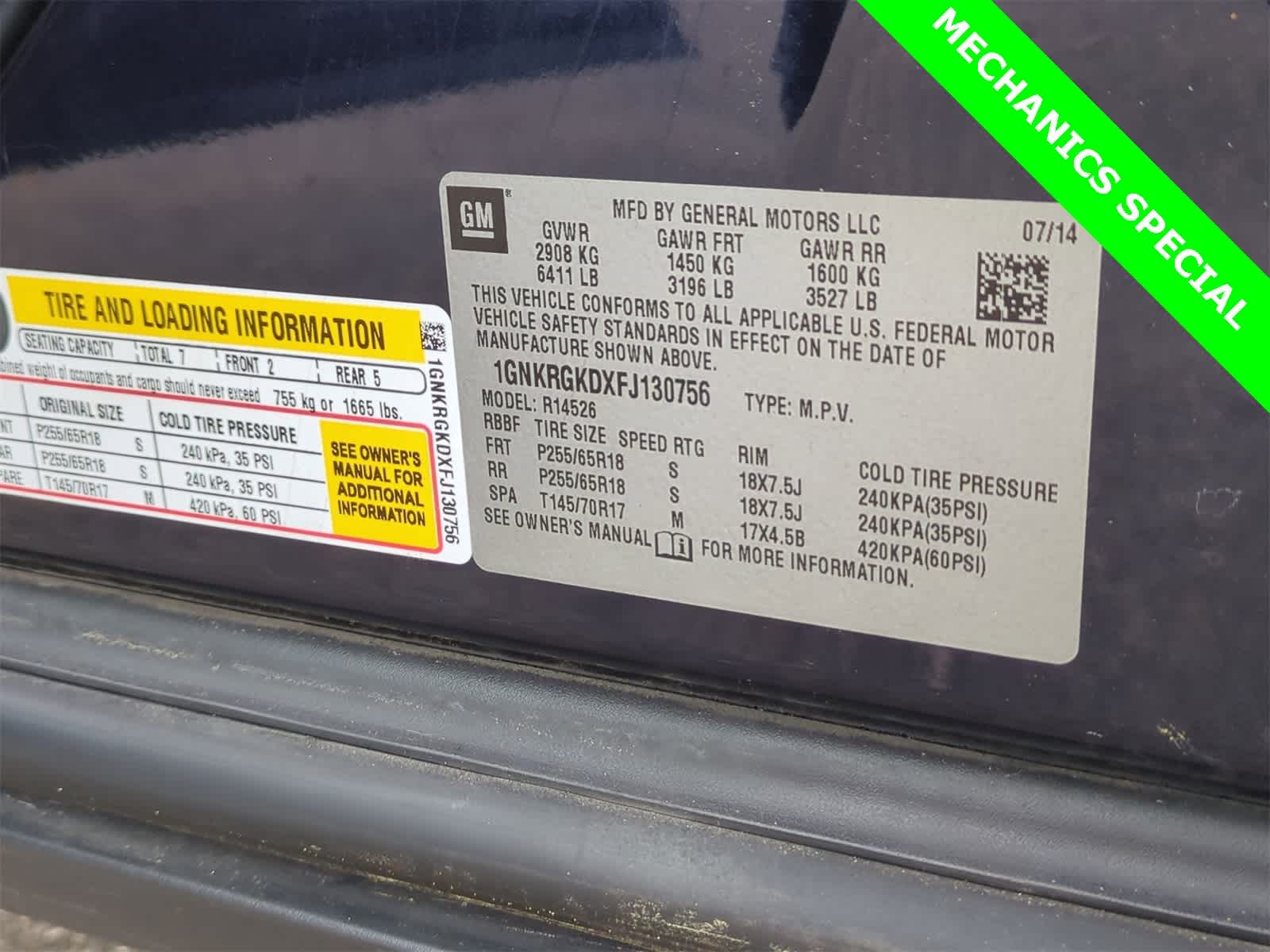 Thumbnail: 2015 Chevrolet Traverse - 43