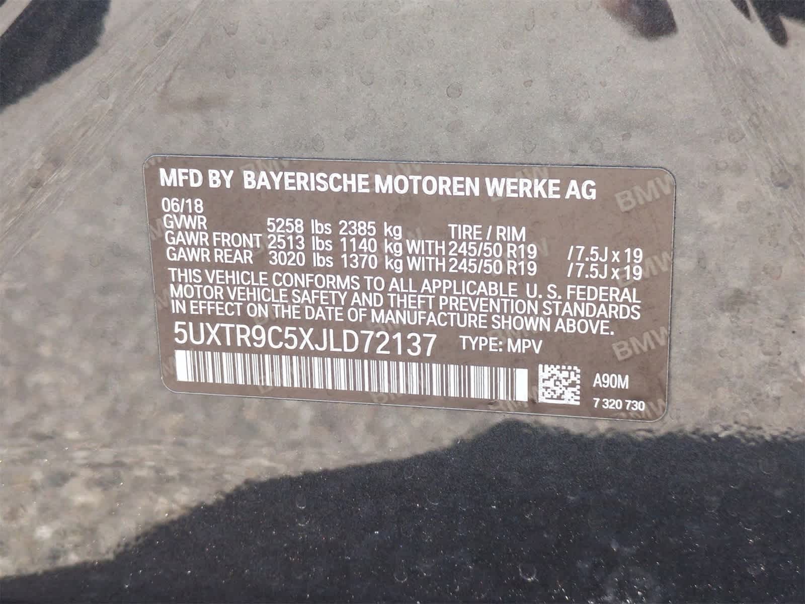 2018 BMW X3 xDrive30i 32