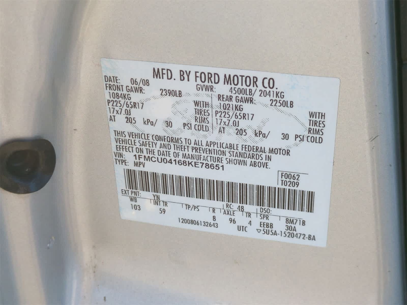 Thumbnail: 2008 Ford Escape - 35