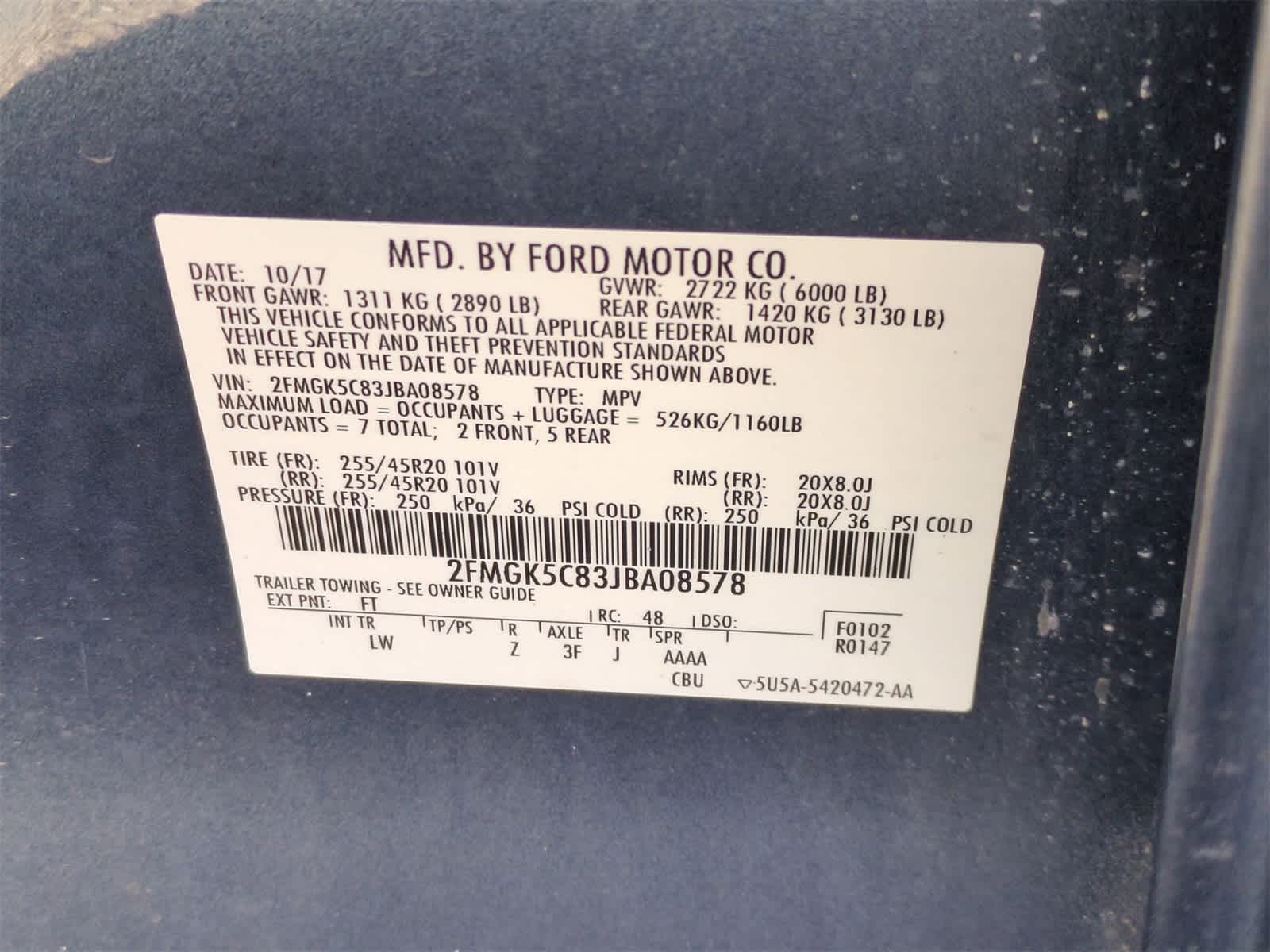 Thumbnail: 2018 Ford Flex - 33