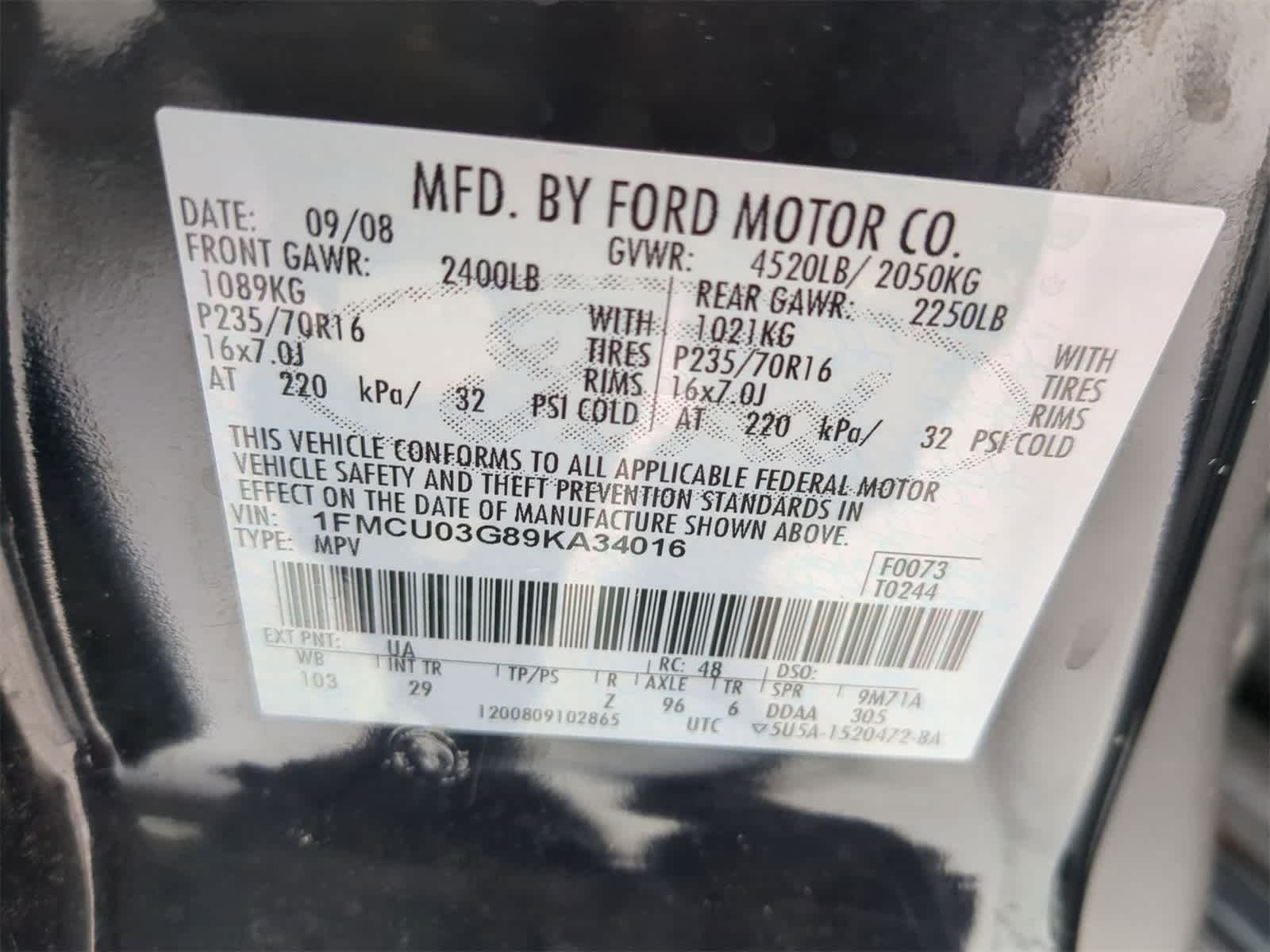 Thumbnail: 2009 Ford Escape - 31